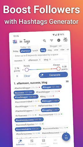 in Tags - AI Hashtag generator 2