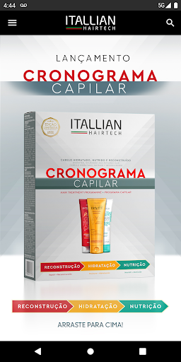 Android application Itallian Hairtech screenshort