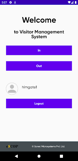 eSCOP VMS Screen 2