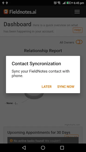 Android application FieldNotesAI screenshort