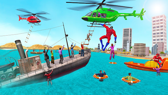 Spider rope hero man game 3d 1.0.8 APK screenshots 9