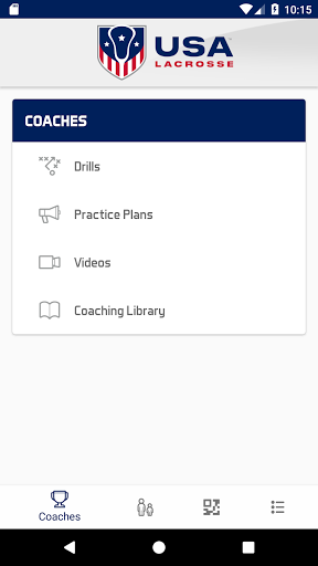 Android application USAL Mobile Coach screenshort