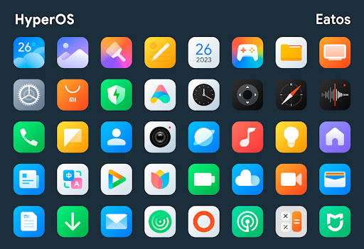 Android application HyperOS - Icon Pack screenshort