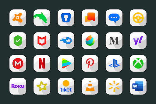 Maahes White - Icon Pack Screen 3