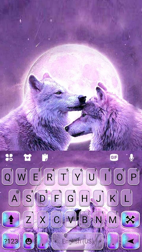最新版、クールな Purple Wolves のテーマキーボのおすすめ画像5