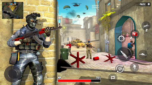 Android application Army Commando Strike Shooter screenshort