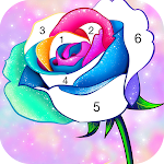 Cover Image of Baixar Rose color by number: Coloring games offline 1.0.30 APK