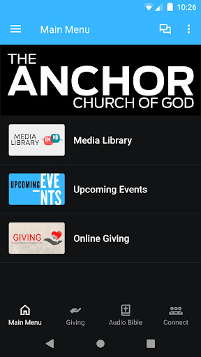 Android application The Anchor Church of Callahan screenshort