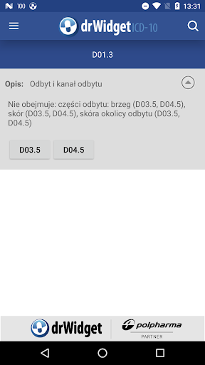 DrWidget ICD10 Screen 3