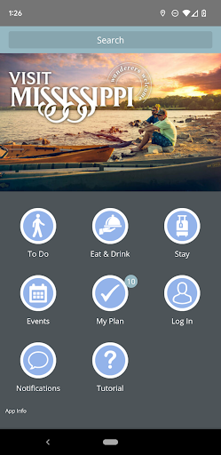Screenshot of Visit Mississippi