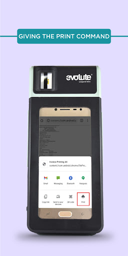 Evolute Print Service Screen 3