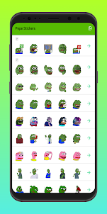 Pepe Funny Stickers -WASticker
