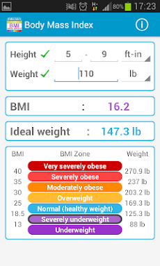 Body Mass Index Calculator BMIのおすすめ画像1