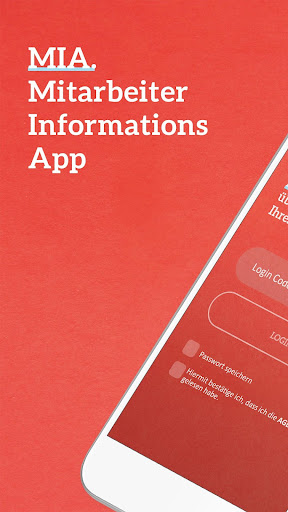 Android application Mitarbeiter Informations App screenshort