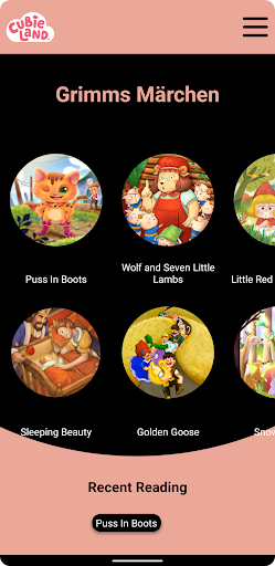 Android application CubieLand Grimm Fairytales screenshort