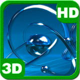 Atomic Chromium Particles 3D icon