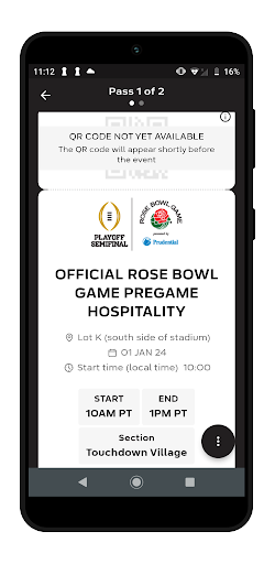 On Location Rose Bowl Screen 3