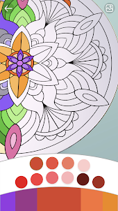 Coloring Plates: adults games