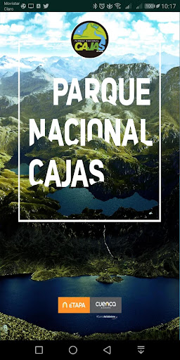 Android application Parque Nacional Cajas screenshort