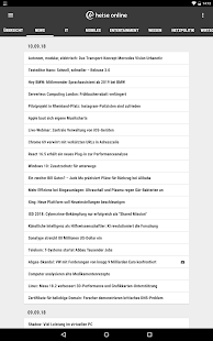 heise online - News Screenshot