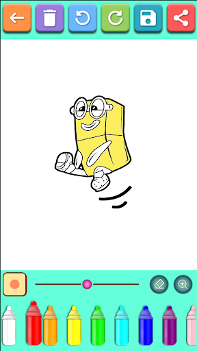 BlockNumber Coloring Book Screen 3
