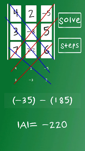 Sarrus Calculator Matrix Det Screen 3