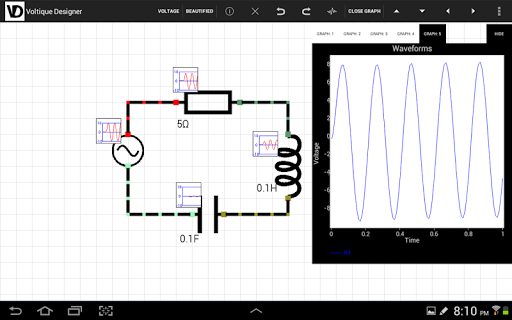 Android application Voltique Designer screenshort