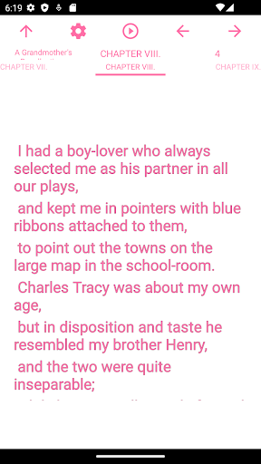 Android application Book: Recollections screenshort