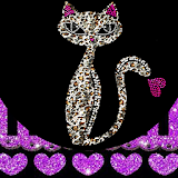 Purple Leopard Kitty Theme icon