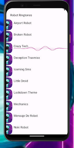 Robot Ringtones Screen 3