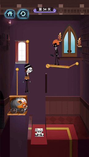Stickman Cut The Rope Puzzle Screen 3