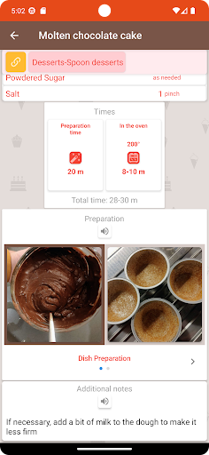 My Recipes Screen 3