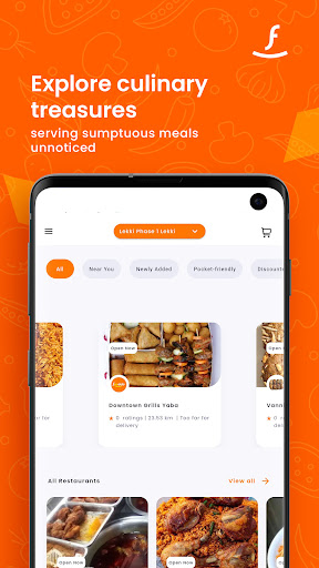 Foodelo: Food Delivery Screen 2