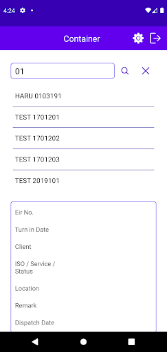 Container Management System