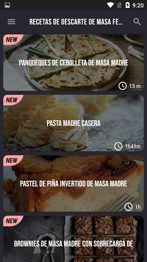 Vista previa de la aplicación