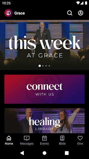 Android application Grace Fellowship Church screenshort