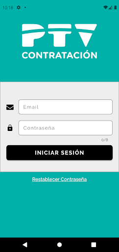 Android application PTV Contratación screenshort