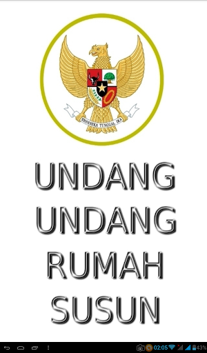 Android application Undang-Undang Rumah Susun screenshort