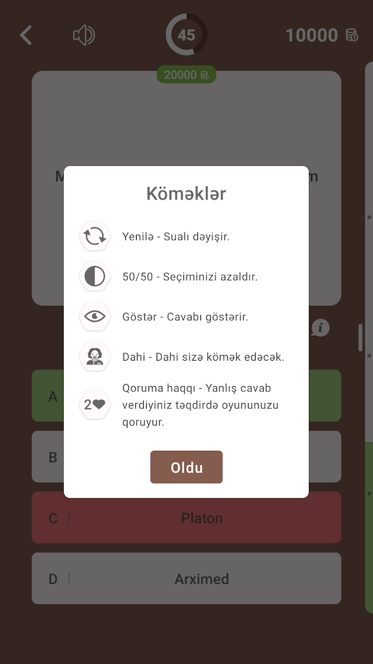 Milyonu -Dnya Tarixi, Sual Cavab, Sz Oyun, Test  Featured Image for Version 