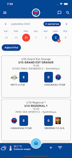 FCSR Haguenau Screen 2
