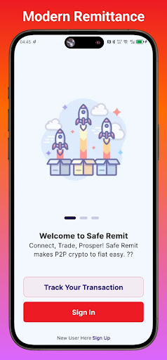 Android application Safe Remit - Safely Remittance screenshort