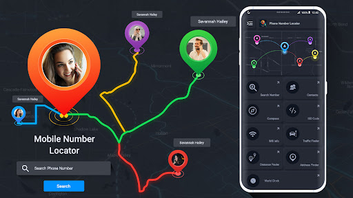 Android application Phone Number Tracker screenshort