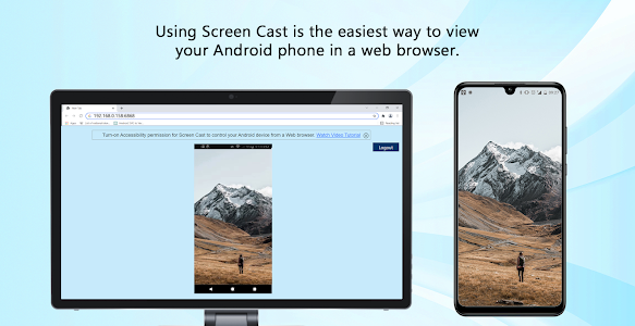 Screen Cast -View Mobile on PC Unknown
