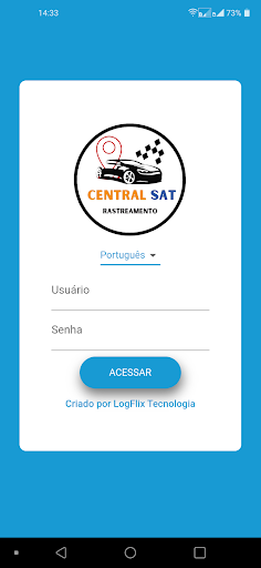Android application Central Sat Rastreamento screenshort