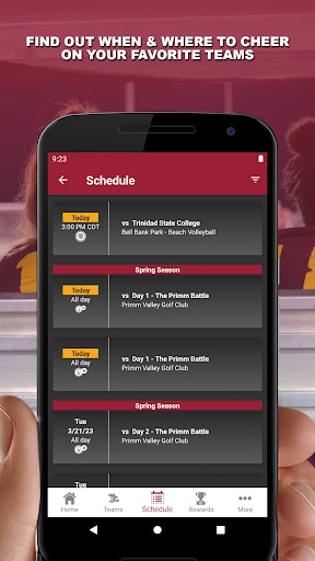 Park Buccaneers Athletics Screen 2