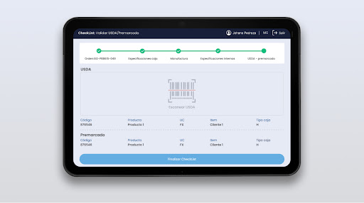 Quality Management Screen 3