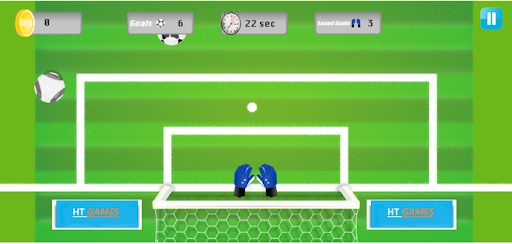 Android application Football GoalKeeper screenshort
