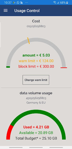 myTKS Screen 3