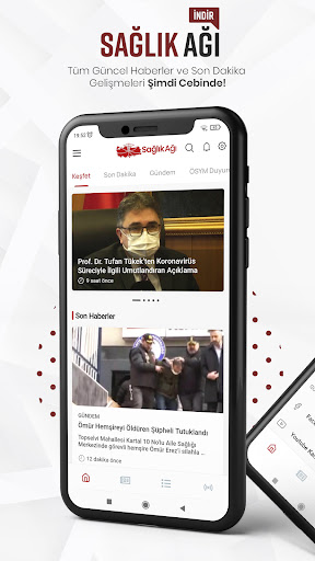 Android application Sağlık Ağı: Sağlık Haberleri screenshort
