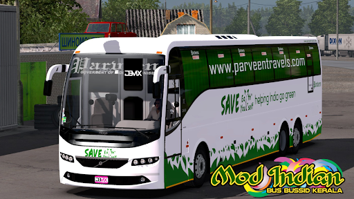 Android application Mod Indian Bus Bussid Kerala screenshort